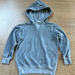 Babe & Tess boys terry cloth blue hoodie soft sz 8